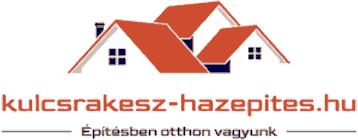 Kulcsrakész Házépítés logó